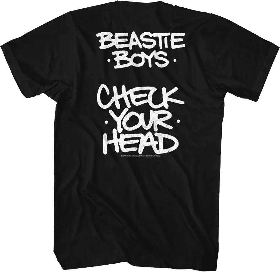Front & Back Check Your Head Beastie Boys T-Shirt - Image 3