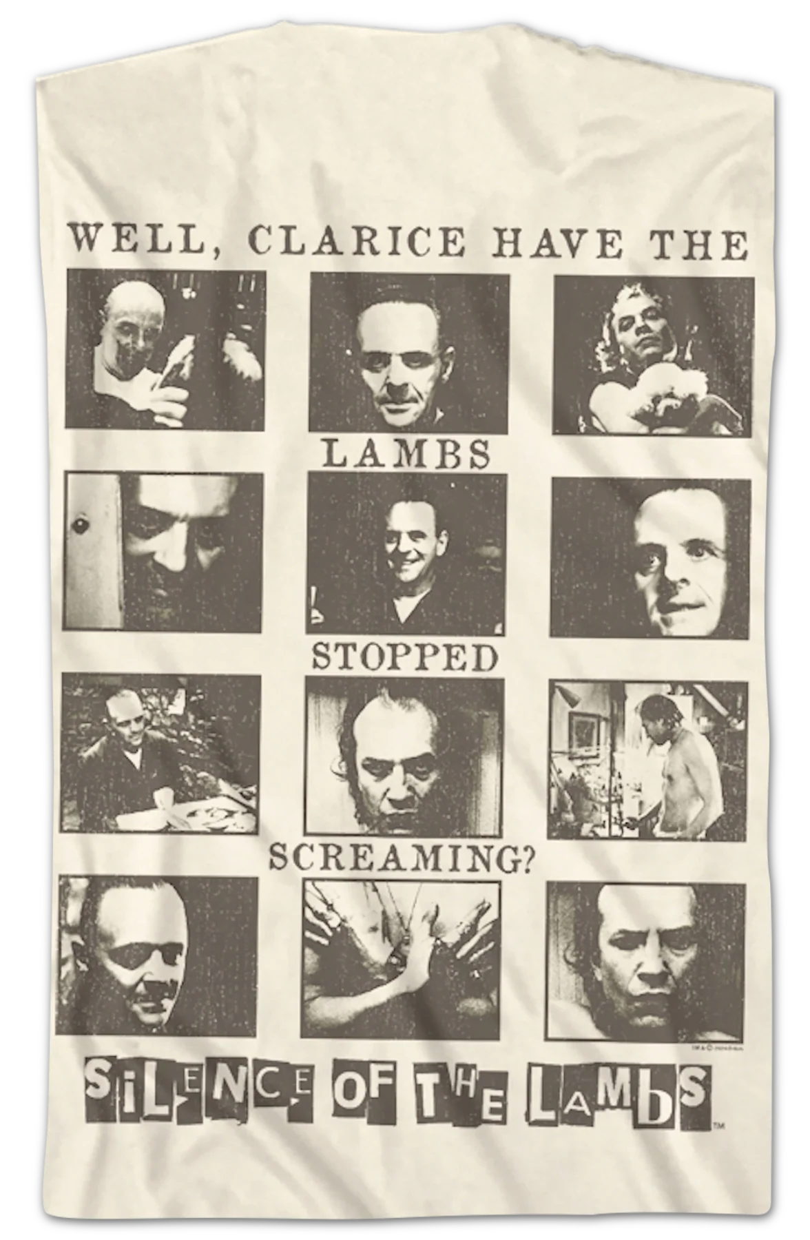 Front & Back Collage Silence of the Lambs T-Shirt - Image 2