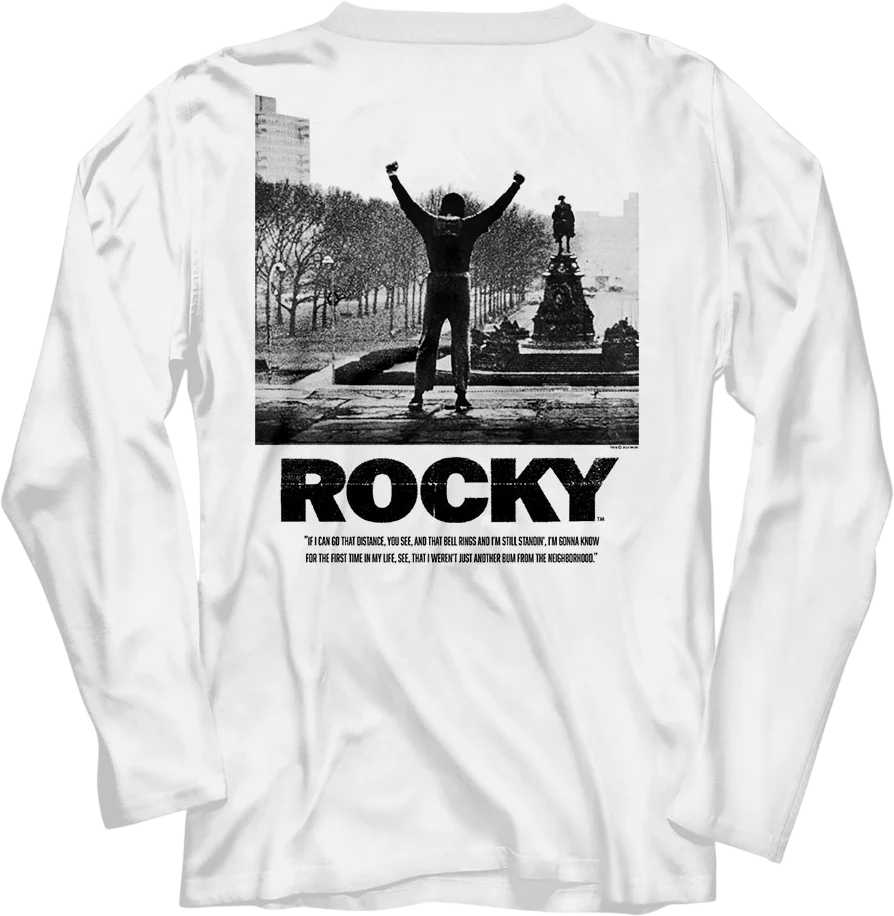 Front & Back Go The Distance Rocky Long Sleeve Shirt