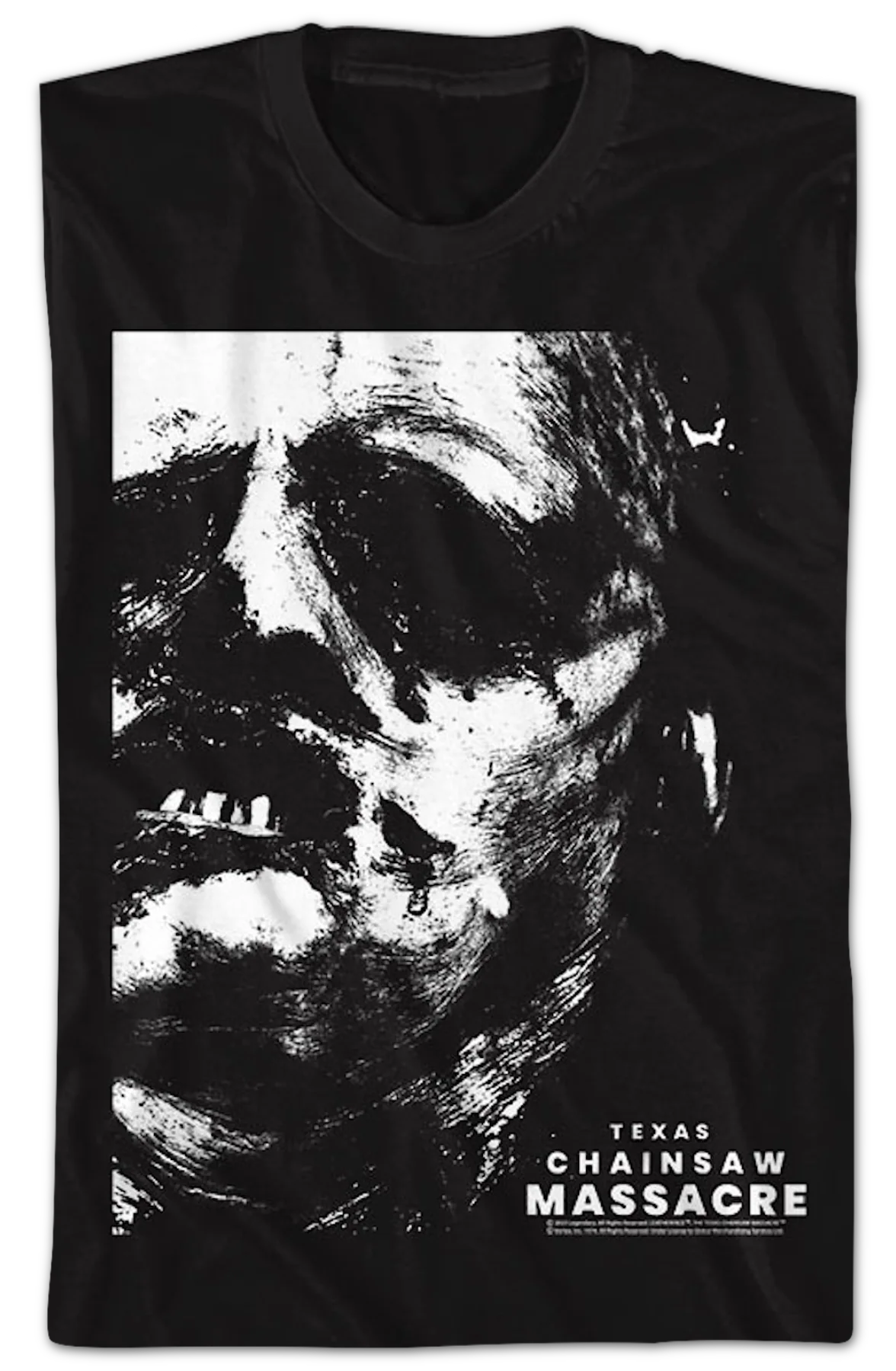 Front & Back Leatherface Texas Chainsaw Massacre T-Shirt - Image 2