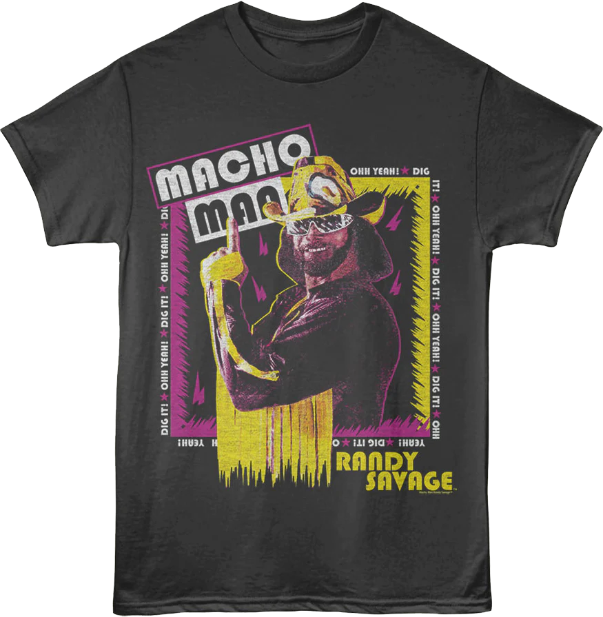Front & Back The Cream Rises To The Top Macho Man T-Shirt