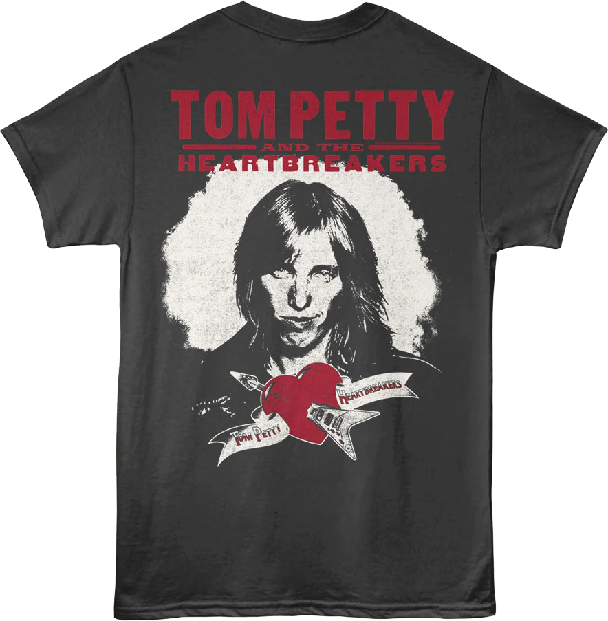 Front & Back Vintage Tom Petty And The Heartbreakers T-Shirt