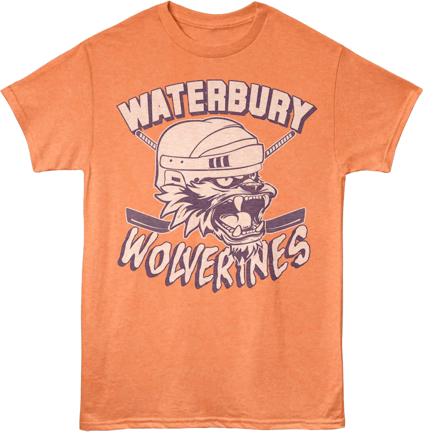 Front & Back Waterbury Wolverines Happy Gilmore T-Shirt