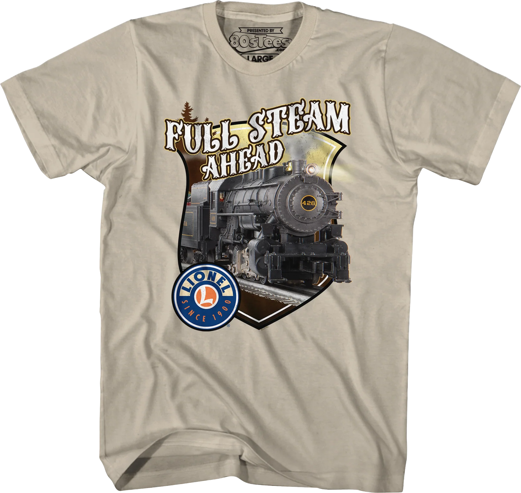 Full Steam Ahead Lionel Trains T-Shirt - Image 8