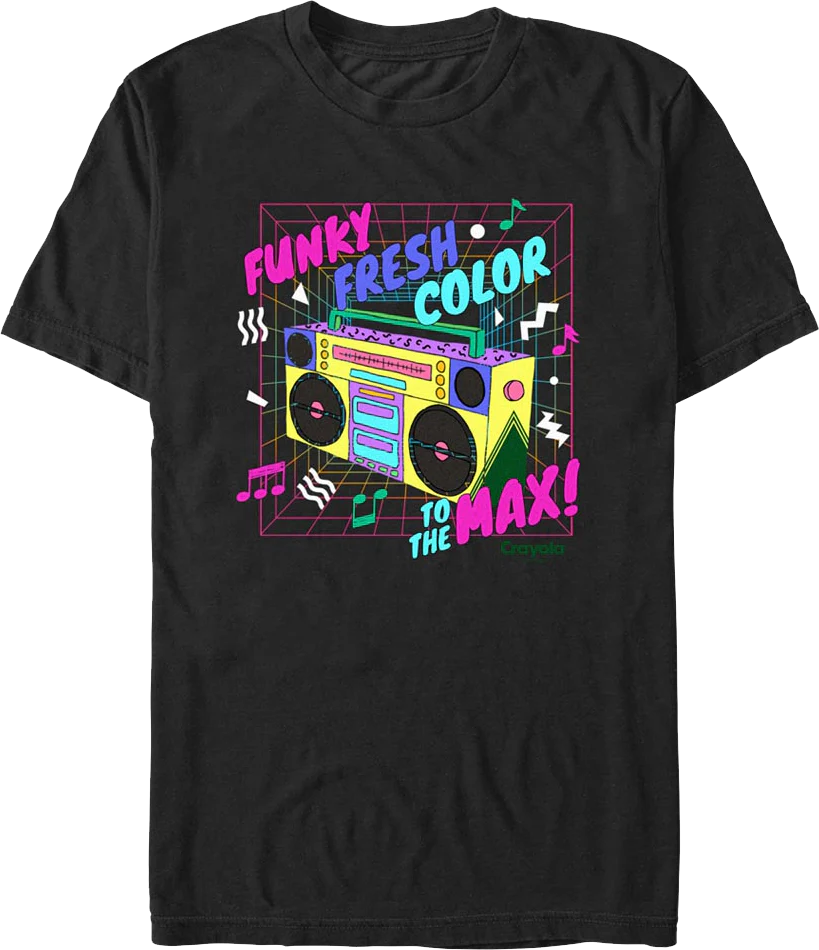 Funky Fresh Color To The Max Crayola T-Shirt