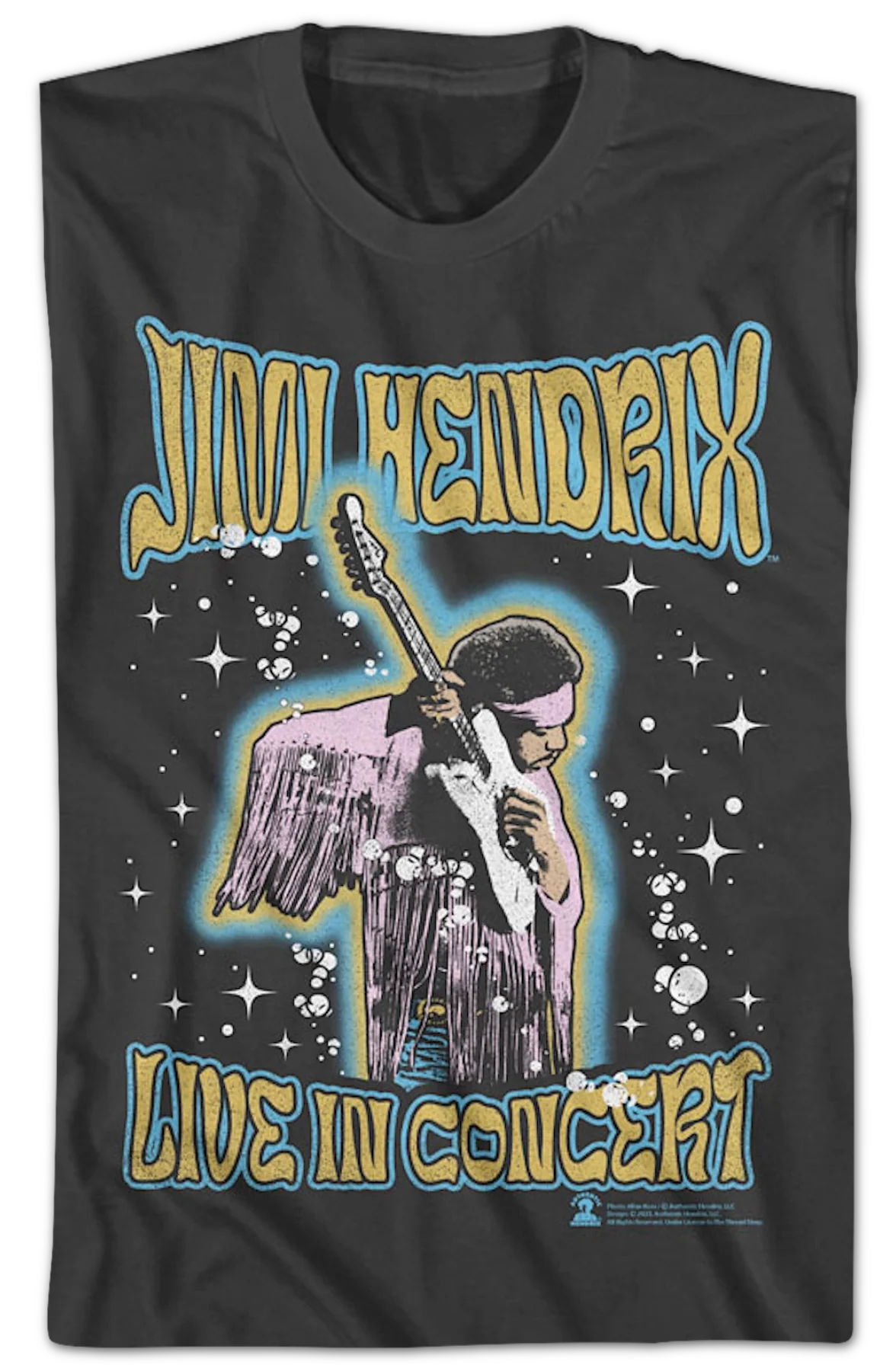 Galactic Concert Jimi Hendrix T-Shirt - Image 2