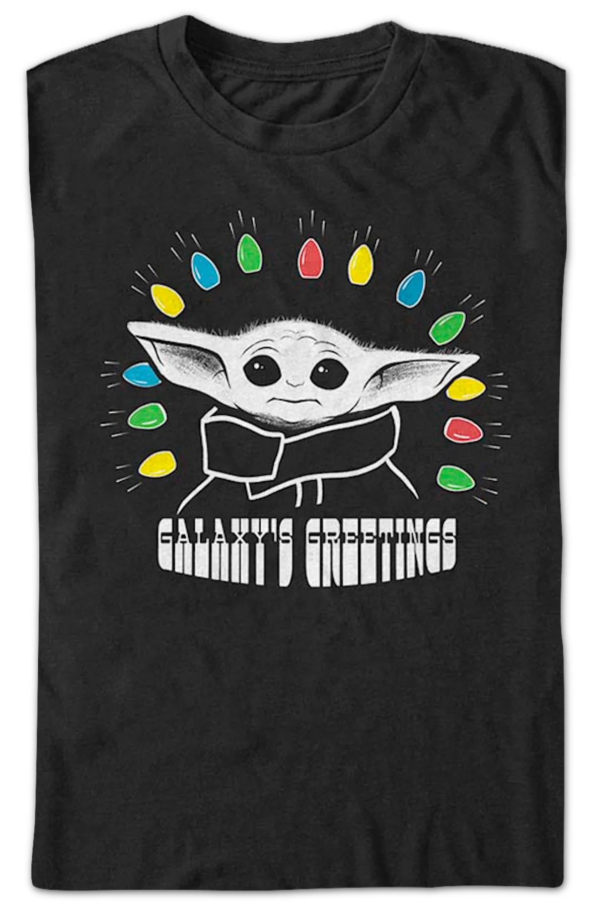 Galaxy's Greetings The Mandalorian Star Wars T-Shirt - Image 2