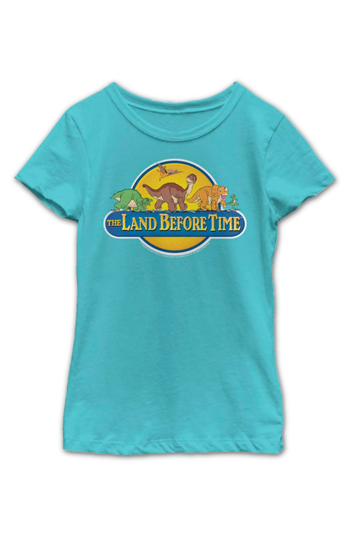 Girls Youth Classic Logo Land Before Time Shirt - Image 2
