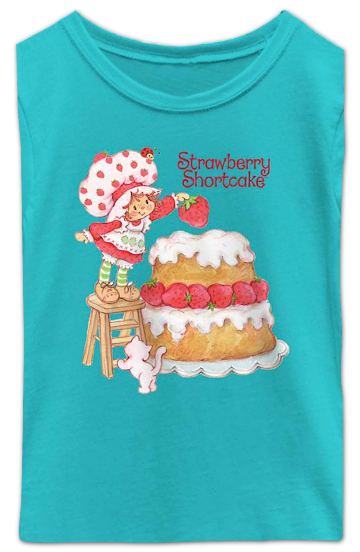 Girls Youth Strawberry Shortcake Shirt - Image 2