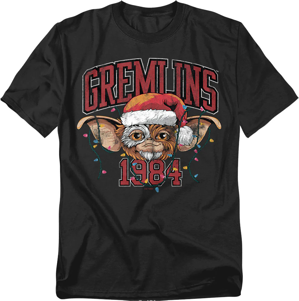 Gizmo Christmas 1984 Gremlins T-Shirt