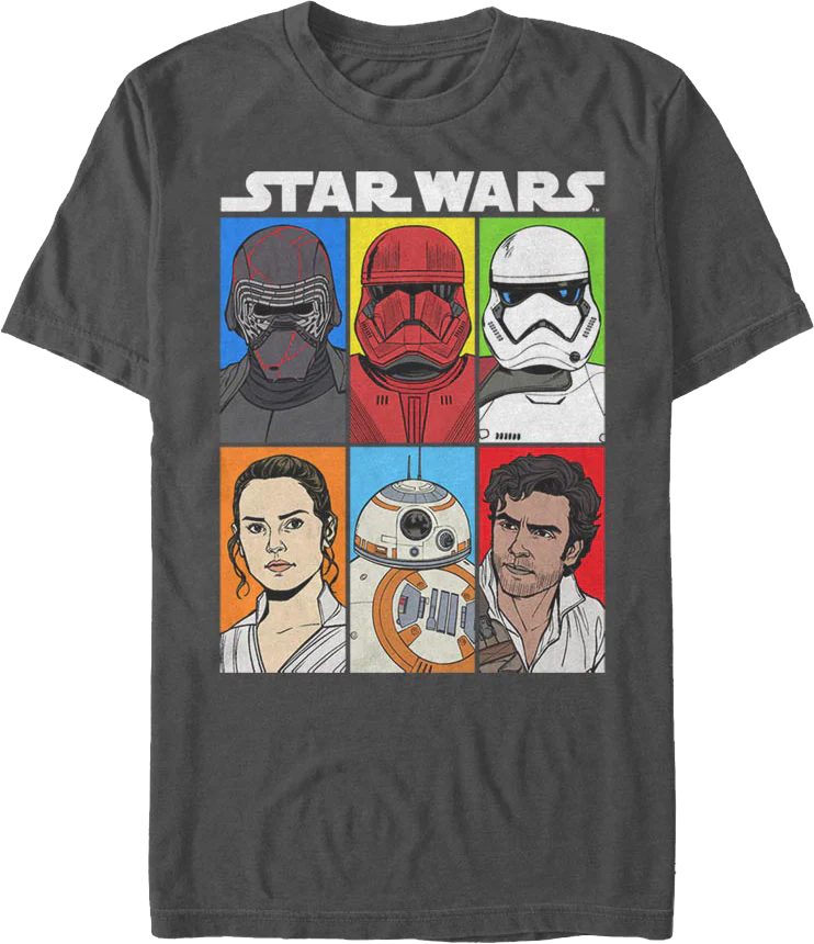 Good And Evil Pop Art Star Wars T-Shirt
