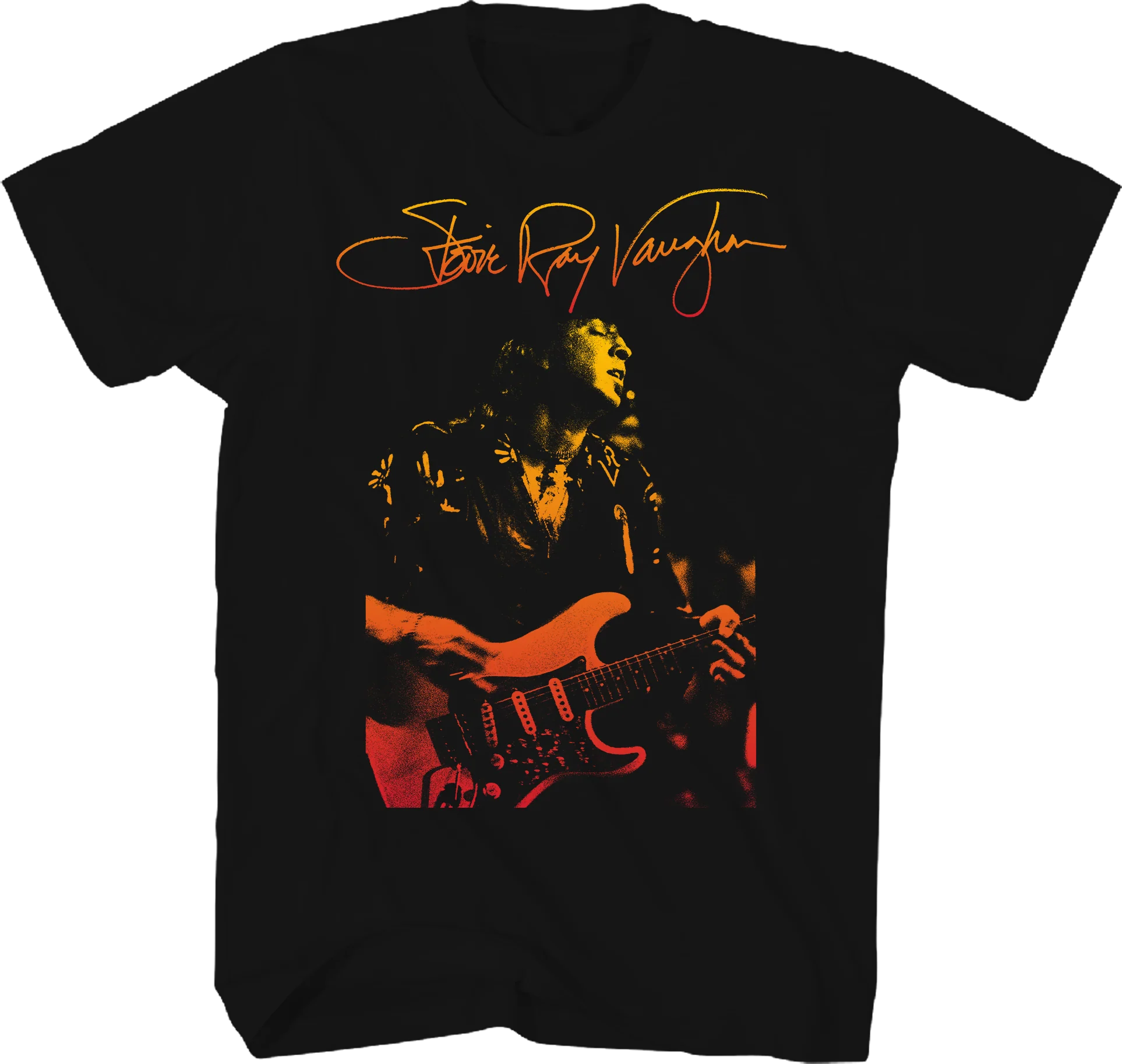 Gradient Autograph Stevie Ray Vaughan T-Shirt