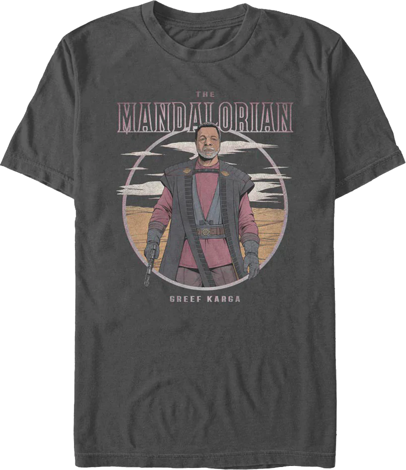 Greef Karga Illustration The Mandalorian Star Wars T-Shirt