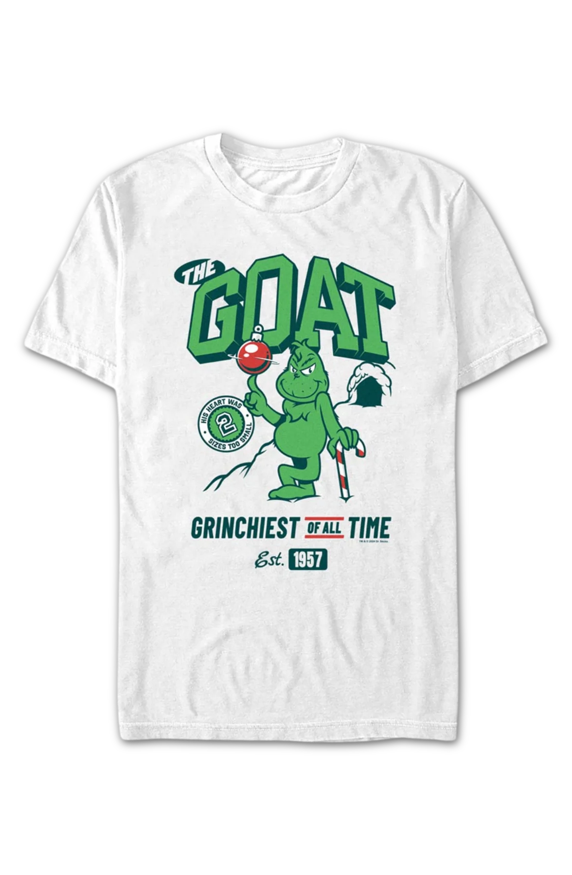 Grinchiest Of All Time Dr. Seuss T-Shirt - Image 2