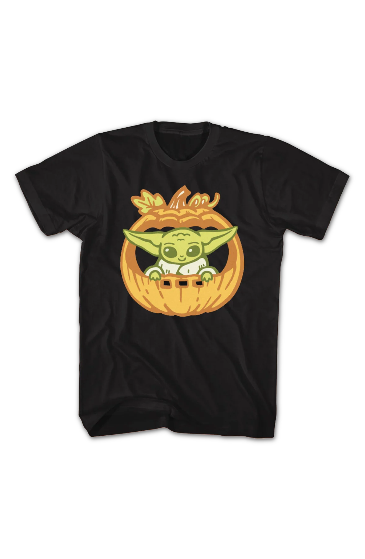 Grogu Pumpkin Mandalorian Star Wars T-Shirt - Image 2