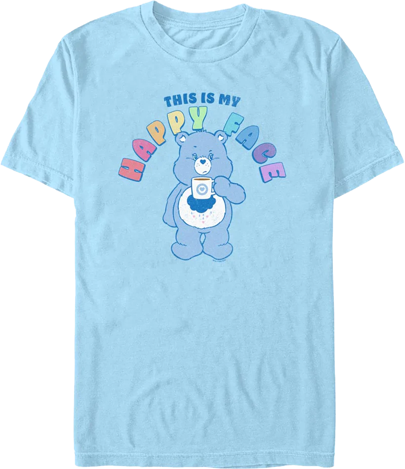 Grumpy Bear This Is My Happy Face Care Bears T-Shirt
