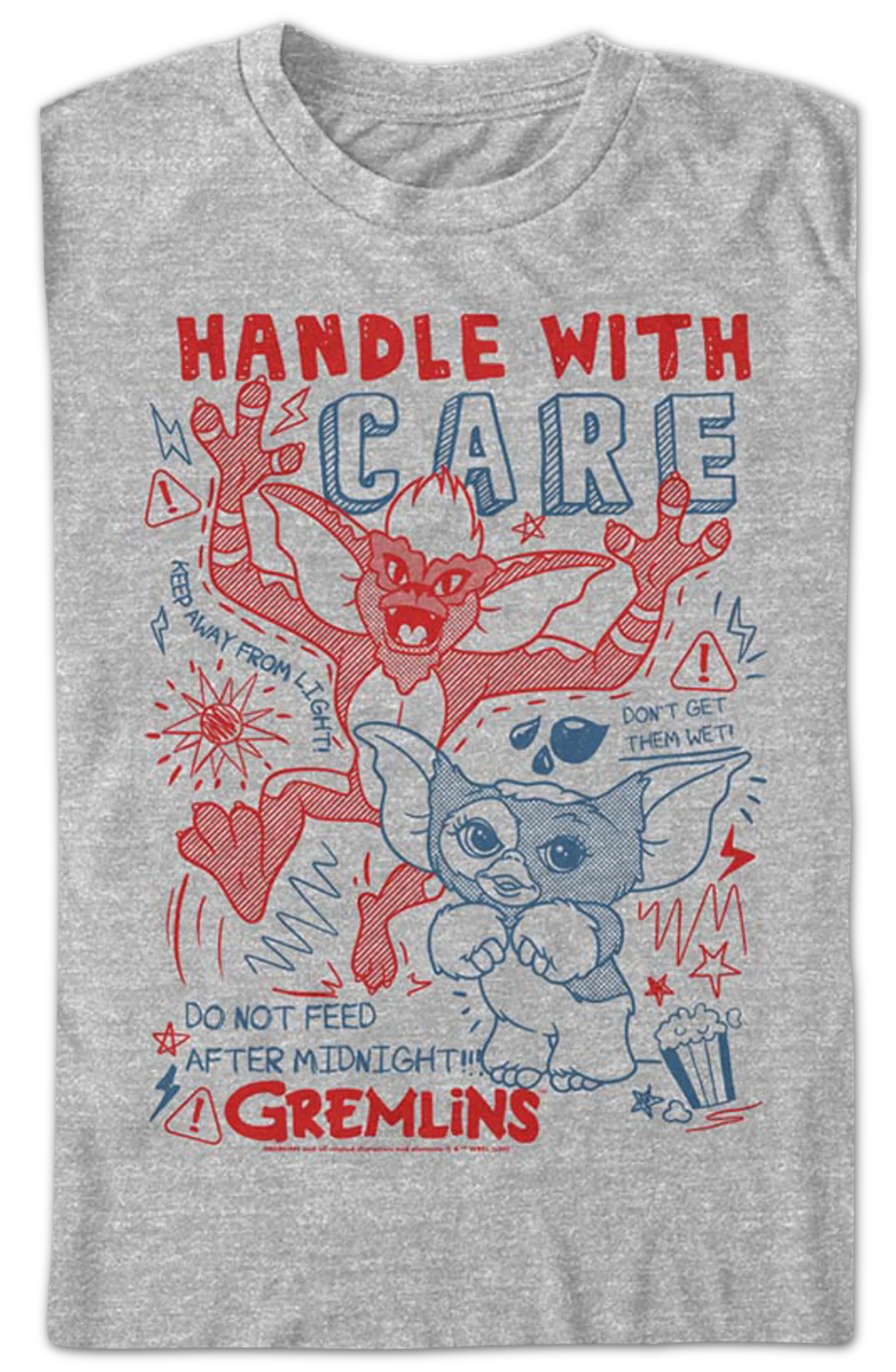 Handle With Care Gremlins T-Shirt - Image 2