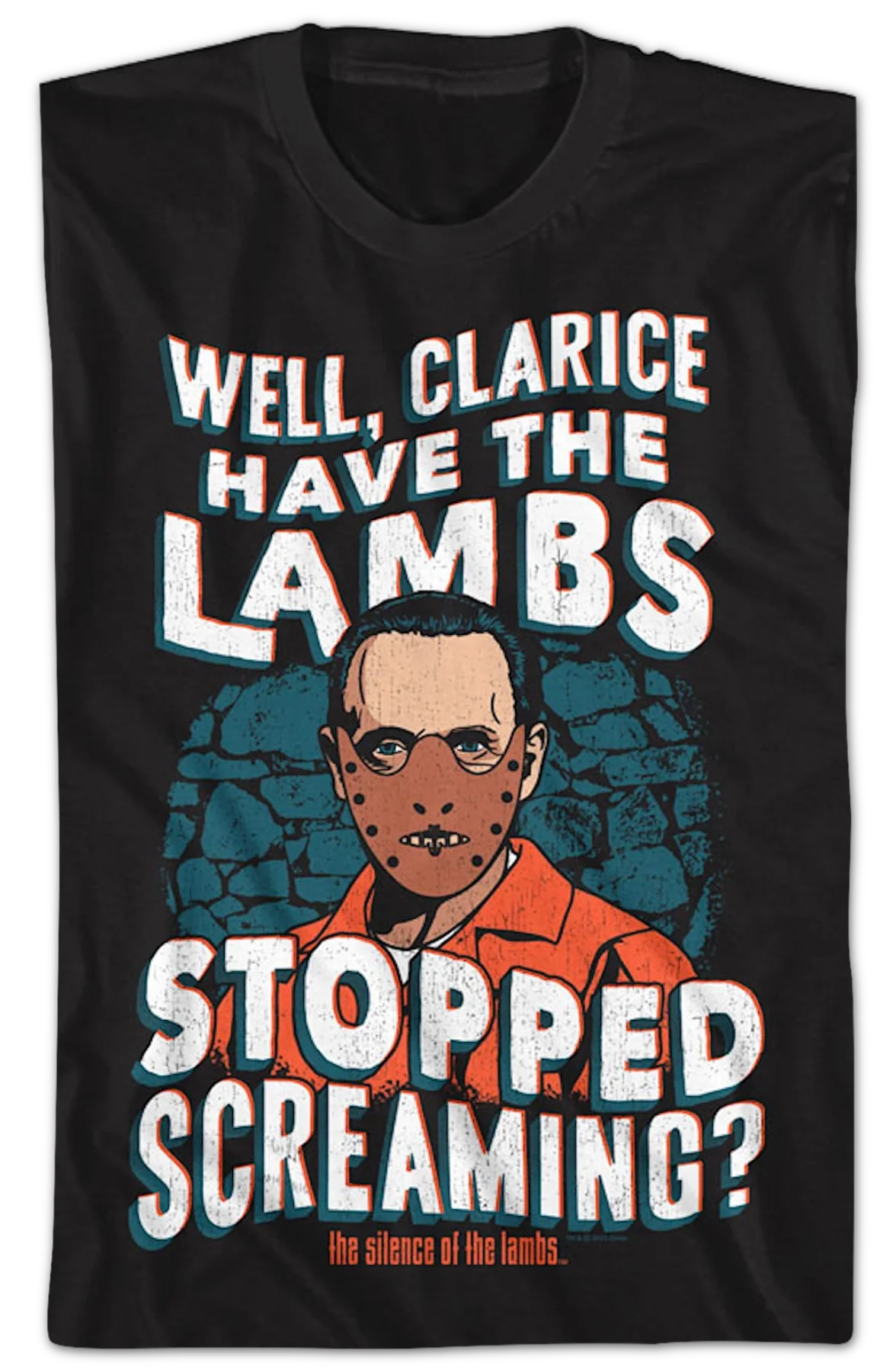 Hannibal Lecter Lambs Stopped Screaming Silence of the Lambs T-Shirt - Image 2