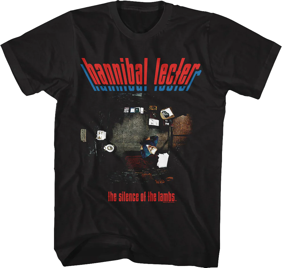 Hannibal Lecter Overhead View Silence of the Lambs T-Shirt