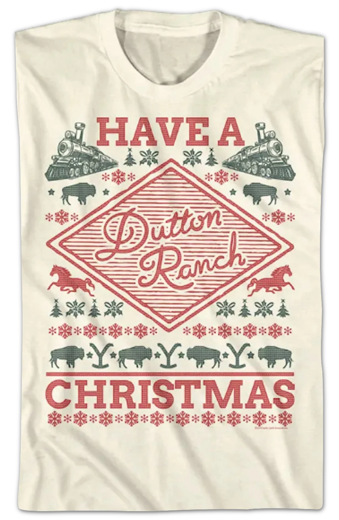 Have A Dutton Ranch Christmas Yellowstone T-Shirt - Image 2