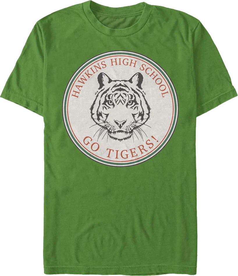 Hawkins High School Tigers Stranger Things T-Shirt