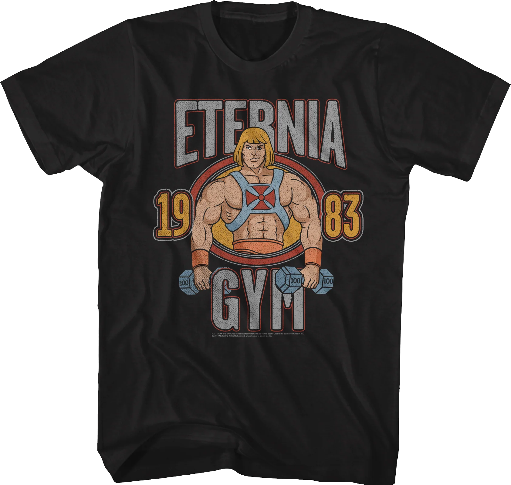 He-Man Eternia Gym Masters of the Universe T-Shirt