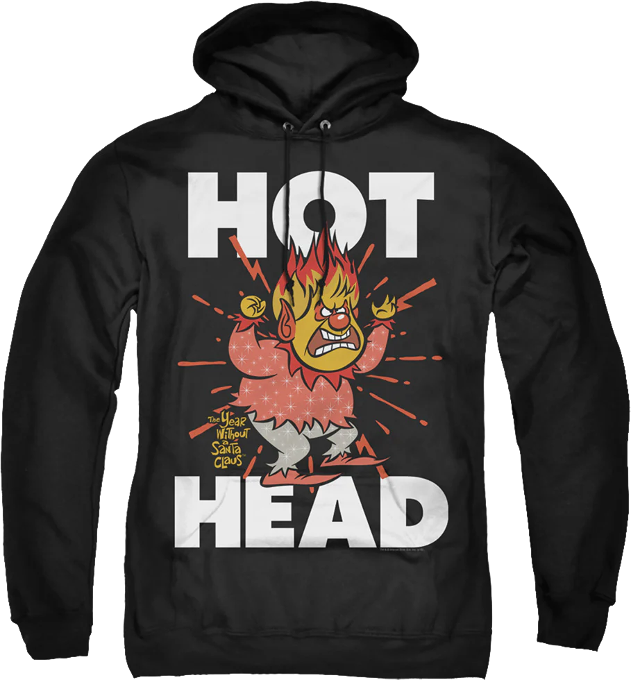Heat Miser Hot Head The Year Without A Santa Claus Hoodie