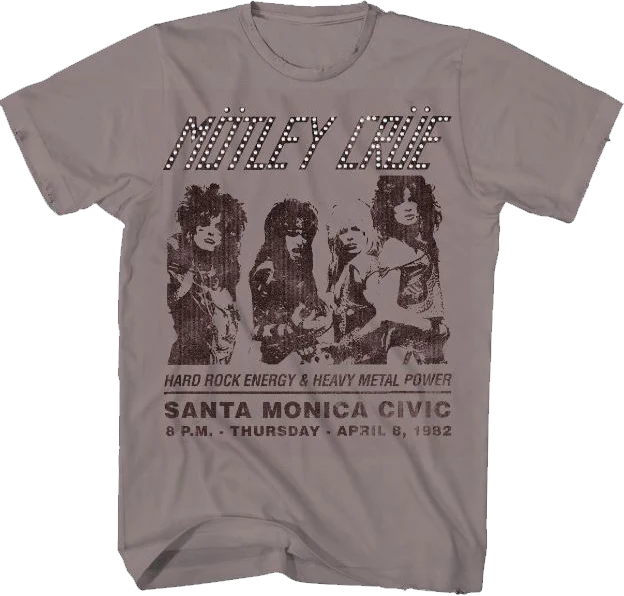 Heavy Metal Power Motley Crue T-Shirt
