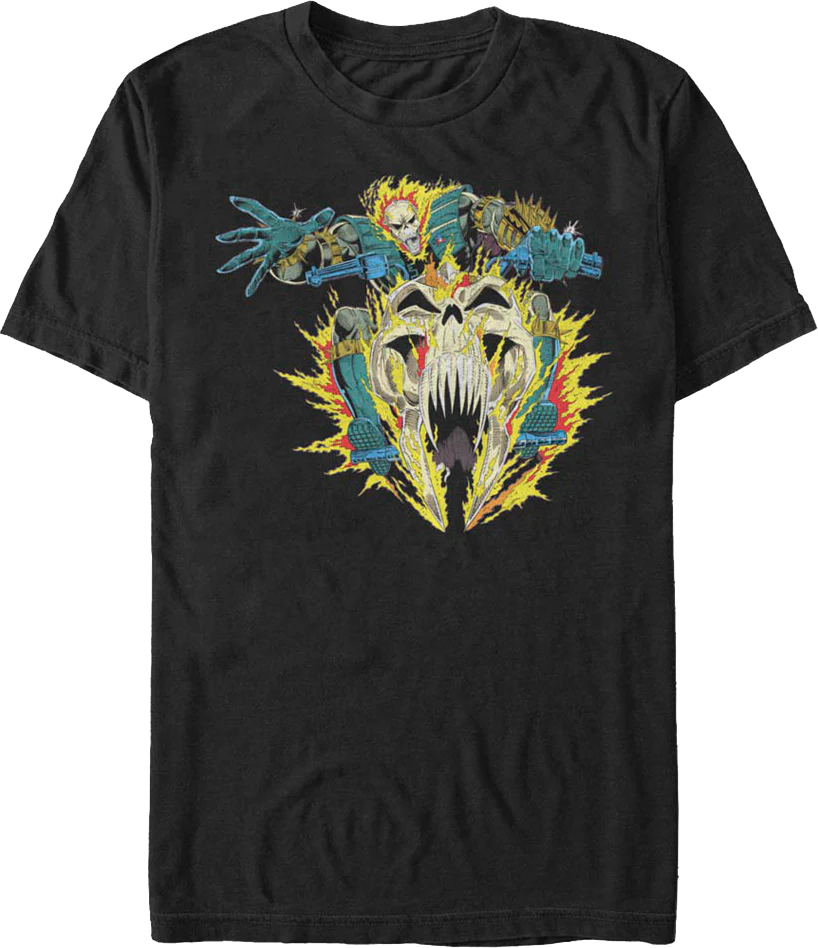 Hell Cycle Ghost Rider Marvel Comics T-Shirt