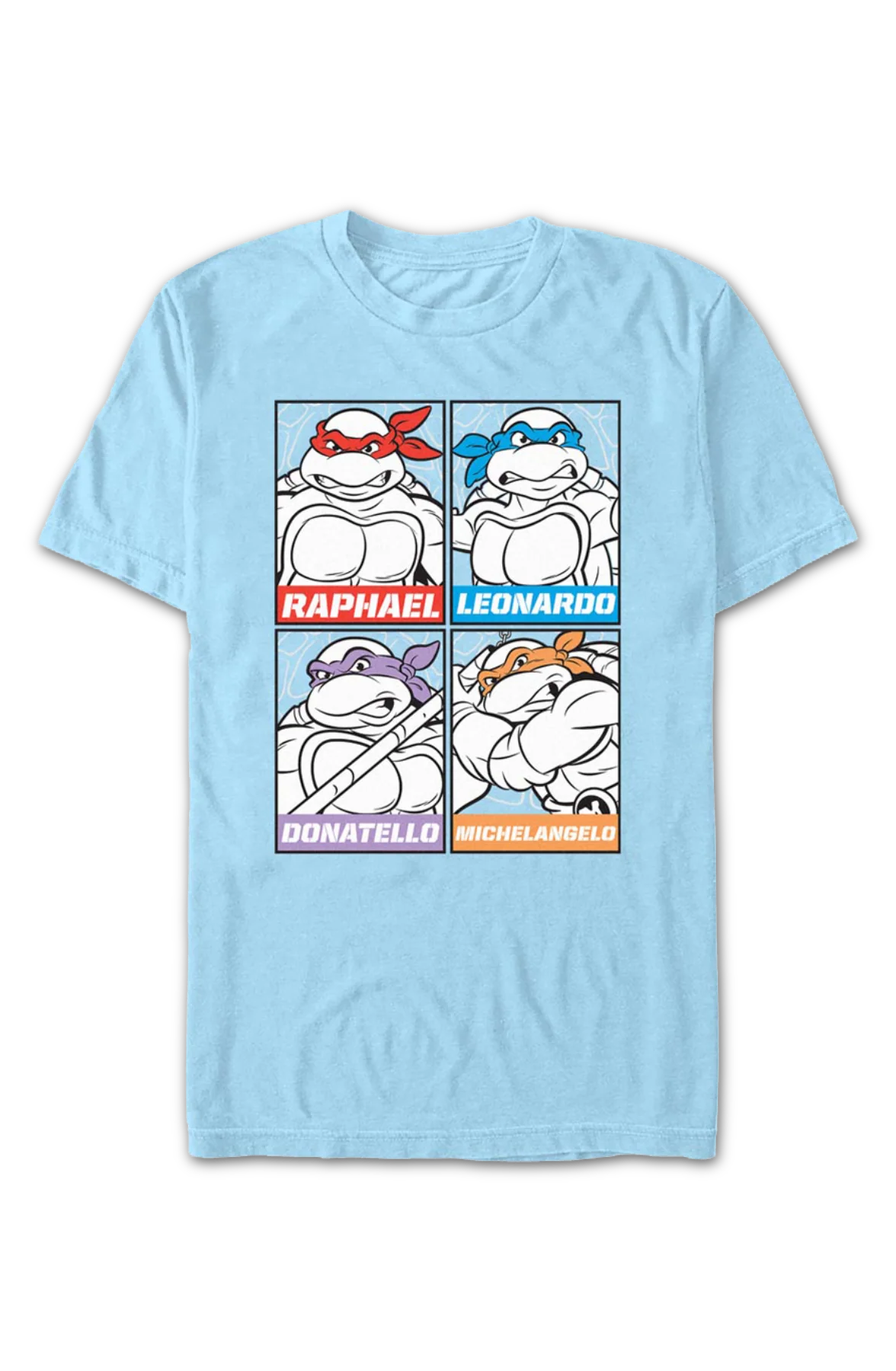 Heroes In A Half Shell Panels Teenage Mutant Ninja Turtles T-Shirt - Image 2