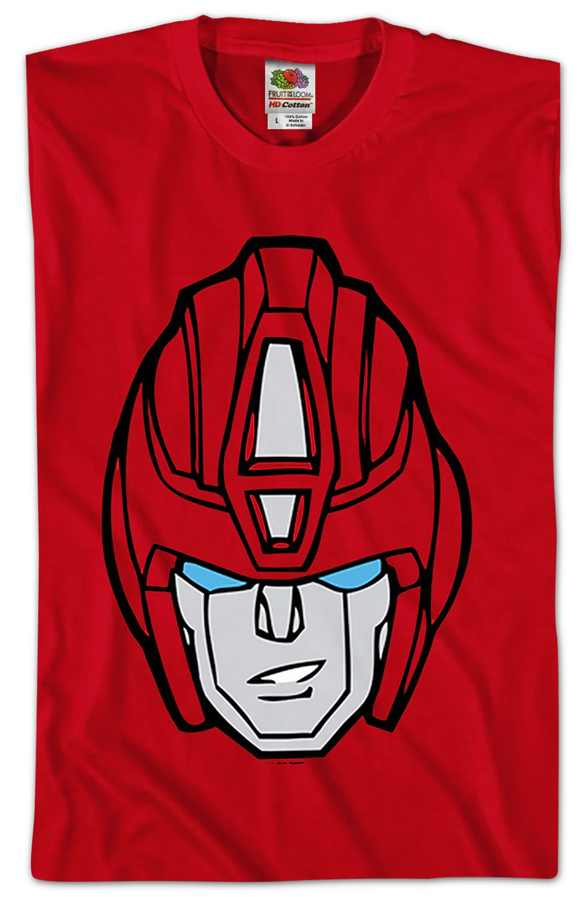 Hot Rod Head Shot Transformers T-Shirt - Image 2