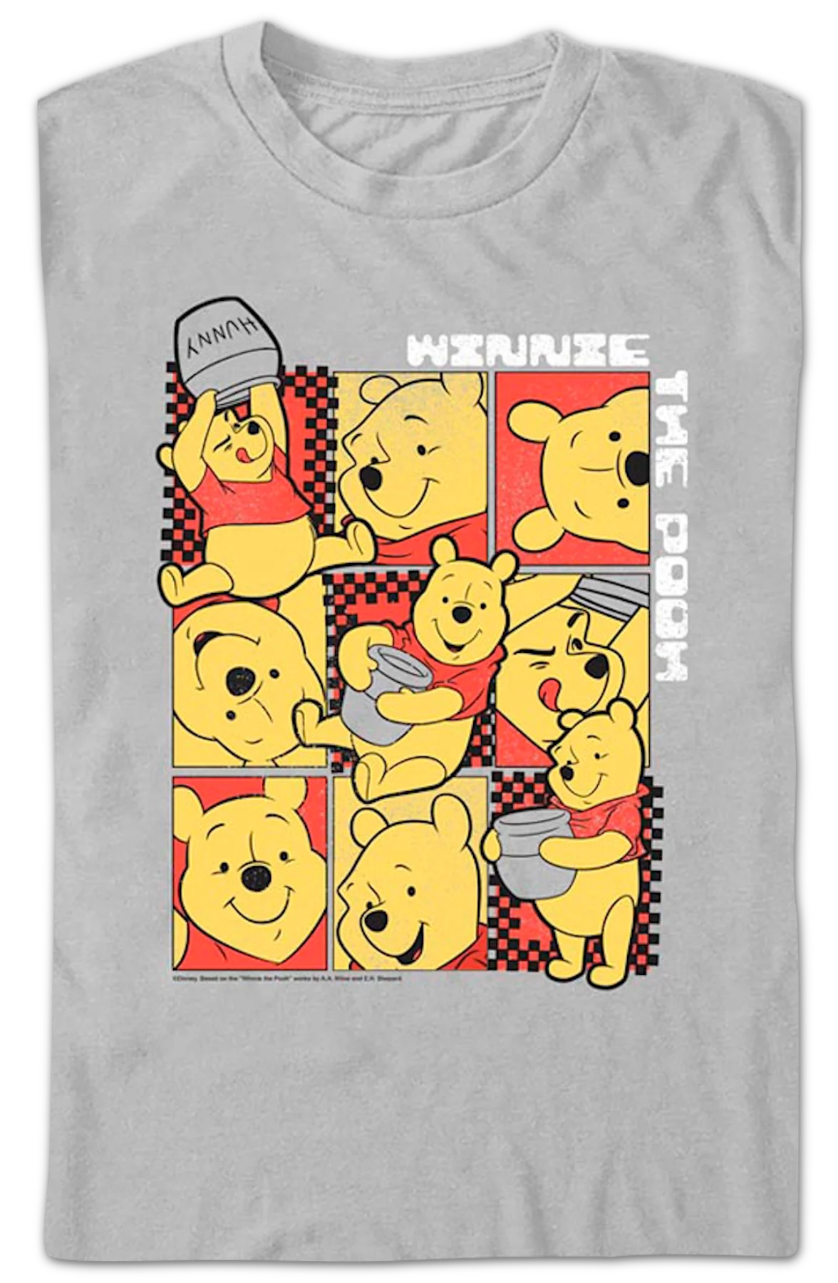 Hunny Collage Winnie The Pooh T-Shirt - Image 2
