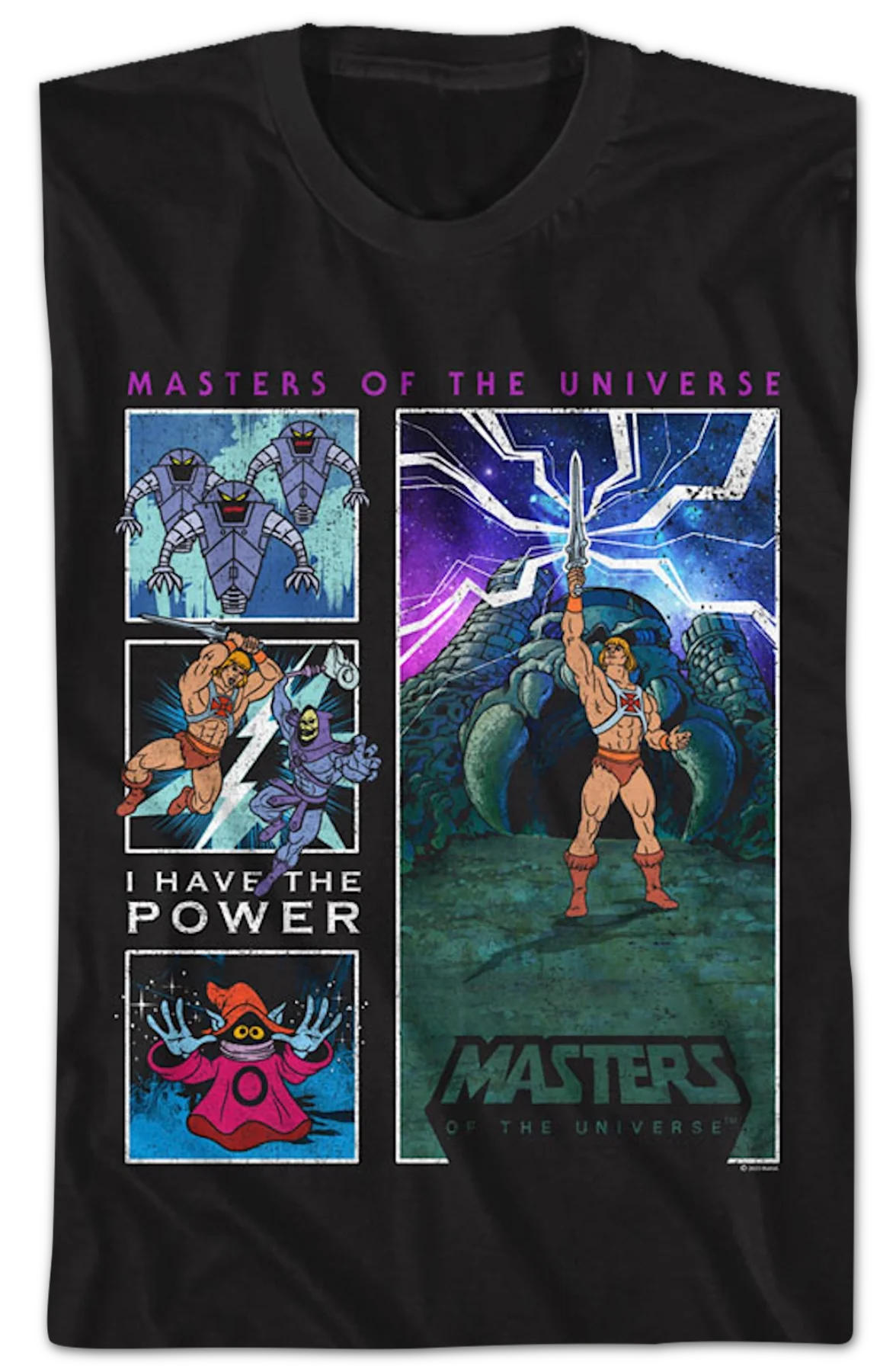I Have the Power Collage Masters of the Universe T-Shirt - Image 2