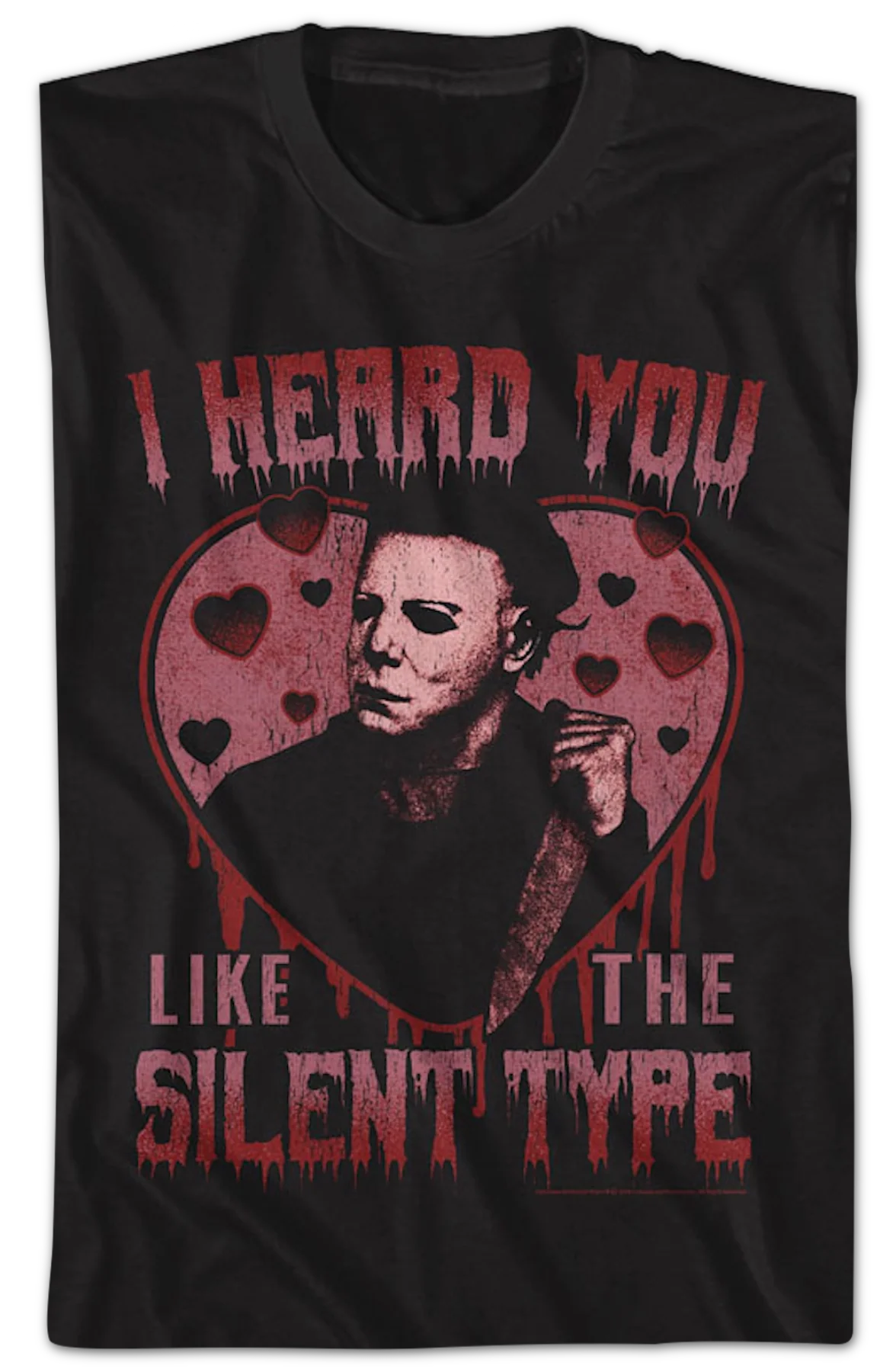 I Heard You Like The Silent Type Halloween T-Shirt - Image 2