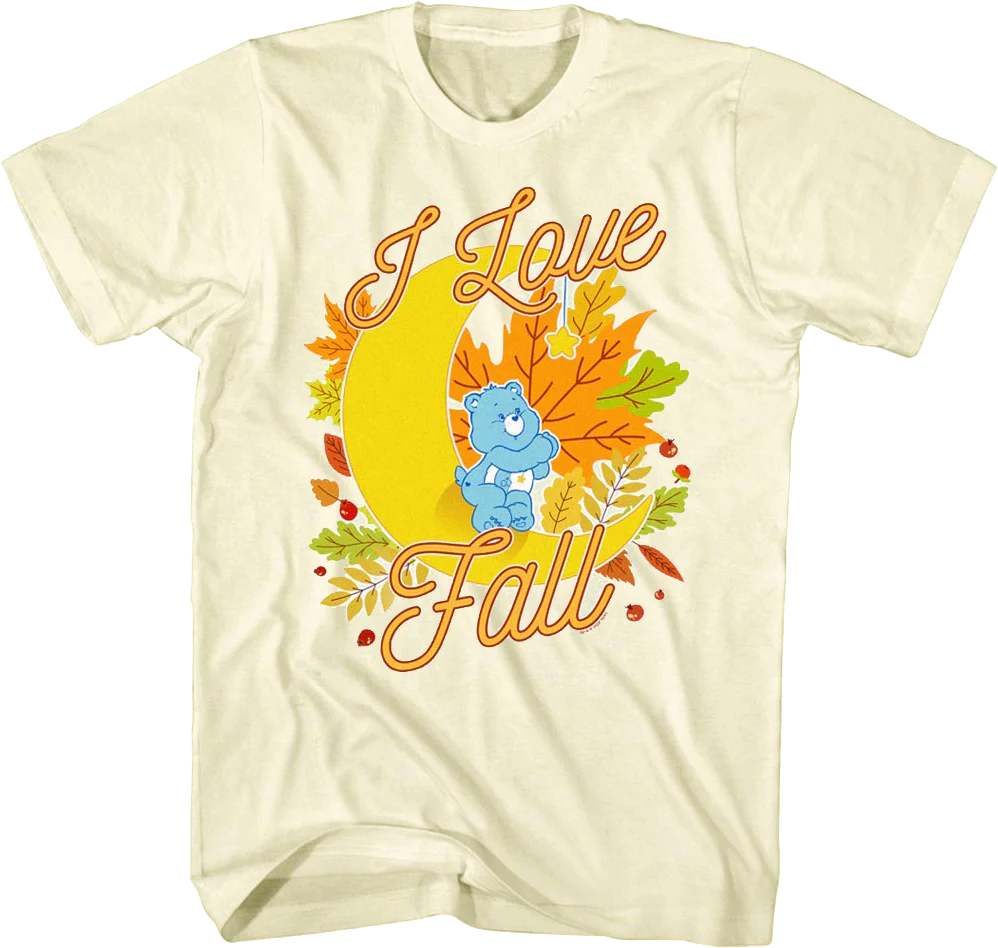 I Love Fall Care Bears T-Shirt