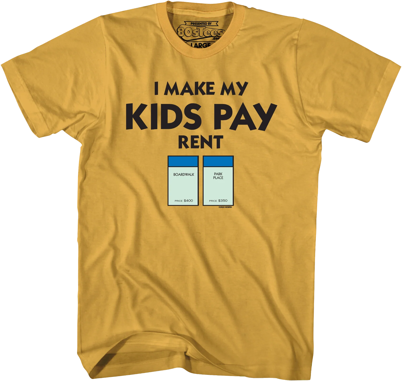 I Make My Kids Pay Rent Monopoly T-Shirt - Image 4