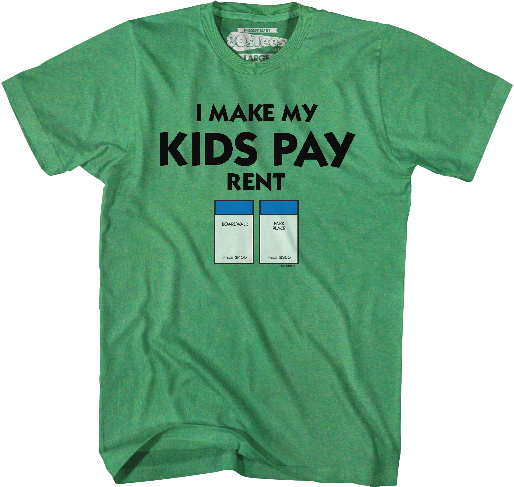 I Make My Kids Pay Rent Monopoly T-Shirt - Image 9