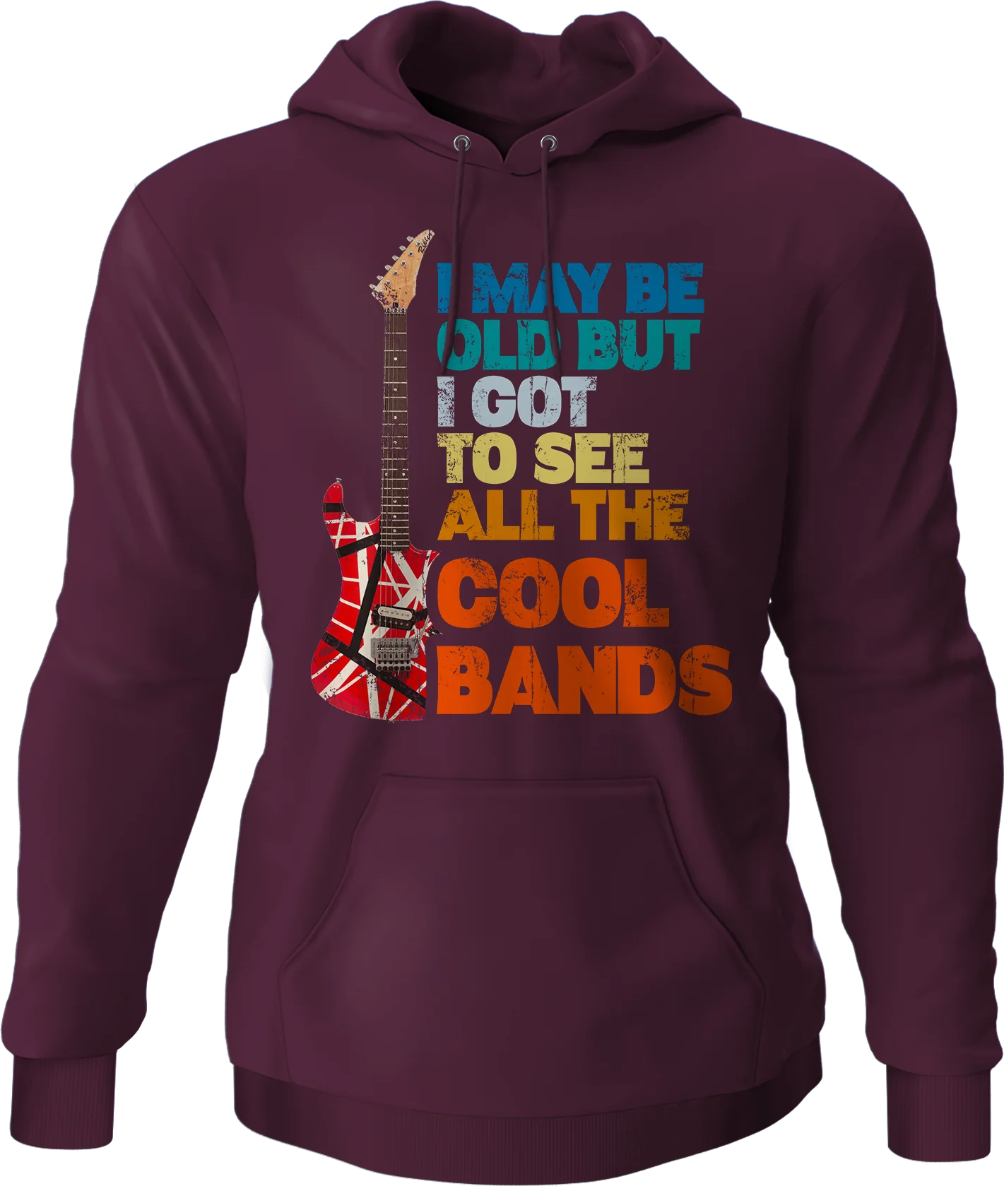 I May Be Old But I Got To See All The Cool Bands Hoodie - Image 4