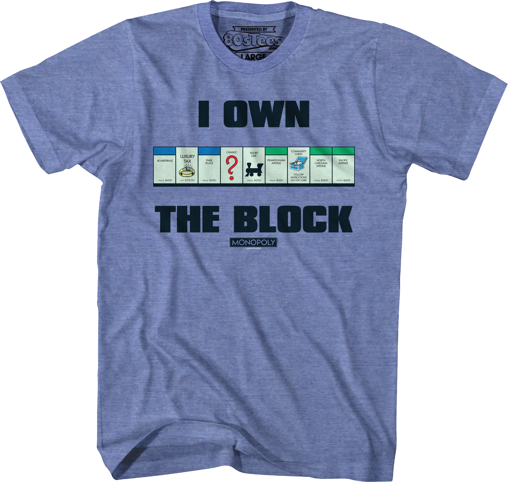 I Own The Block Monopoly T-Shirt - Image 16