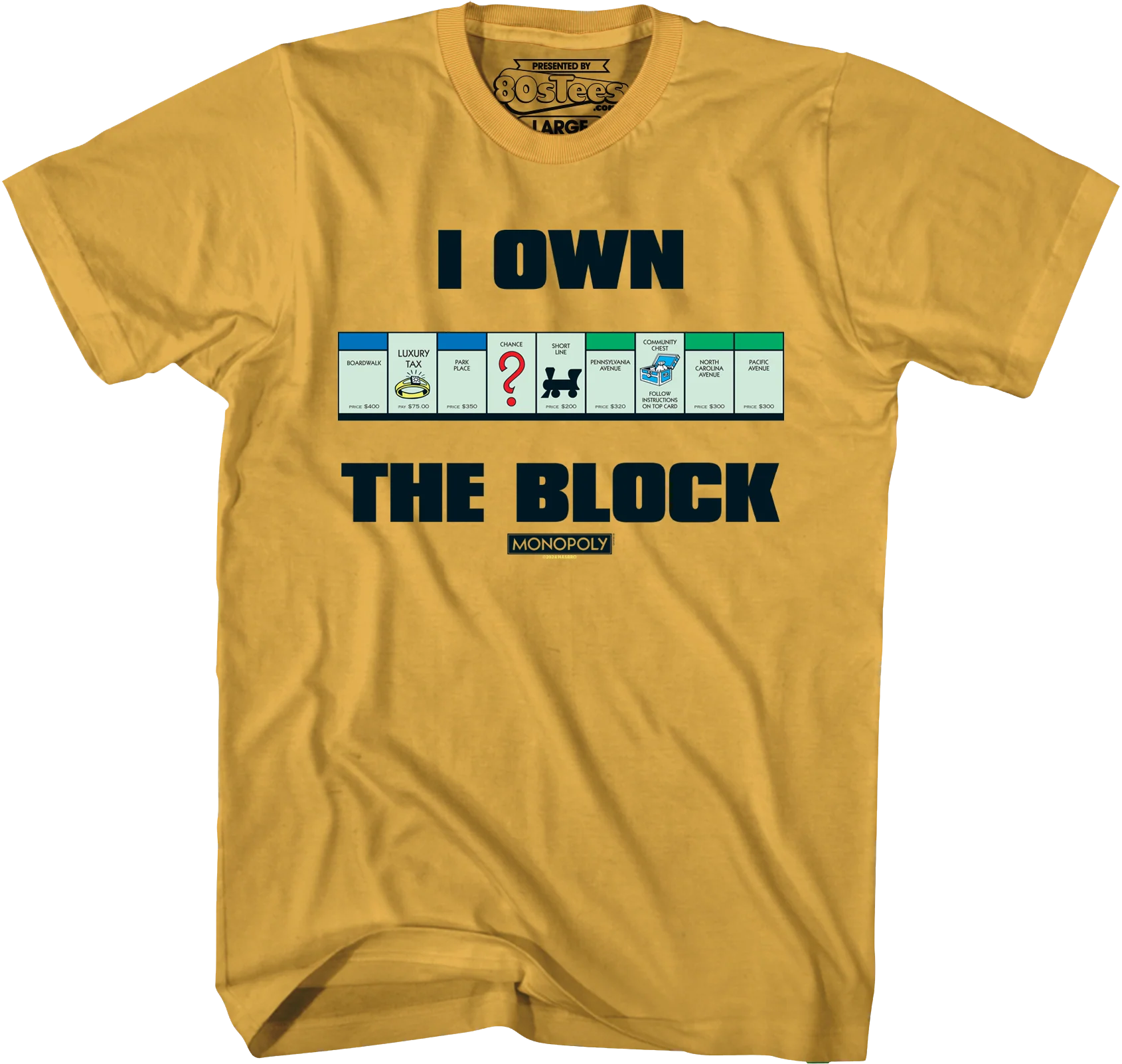 I Own The Block Monopoly T-Shirt - Image 22