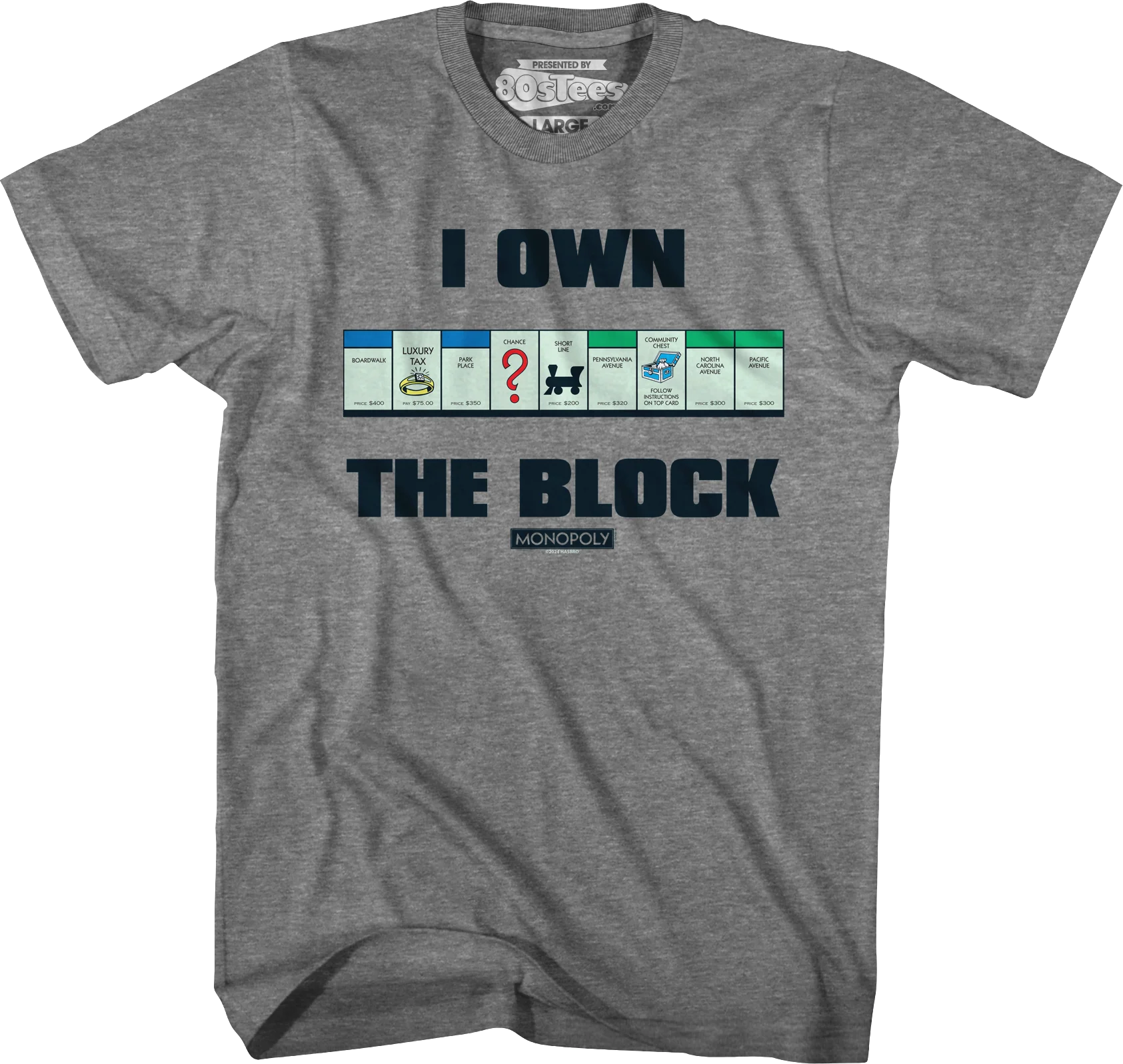 I Own The Block Monopoly T-Shirt - Image 6