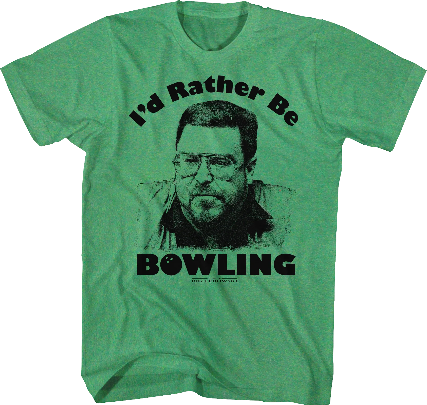 I'd Rather Be Bowling Big Lebowski T-Shirt