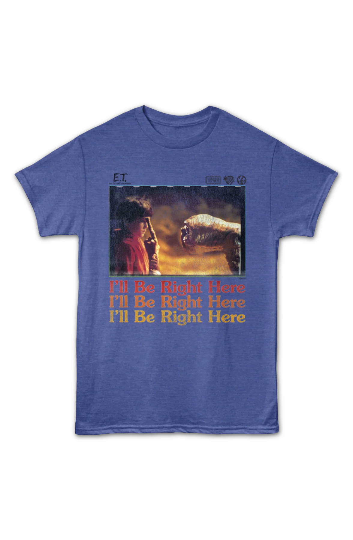 I'll Be Right Here E.T. The Extra-Terrestrial T-Shirt - Image 2