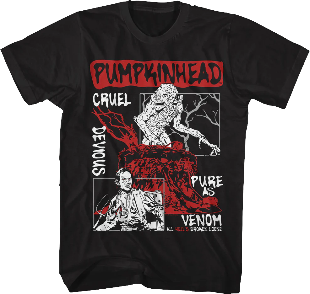 Illustrated Panels Pumpkinhead T-Shirt