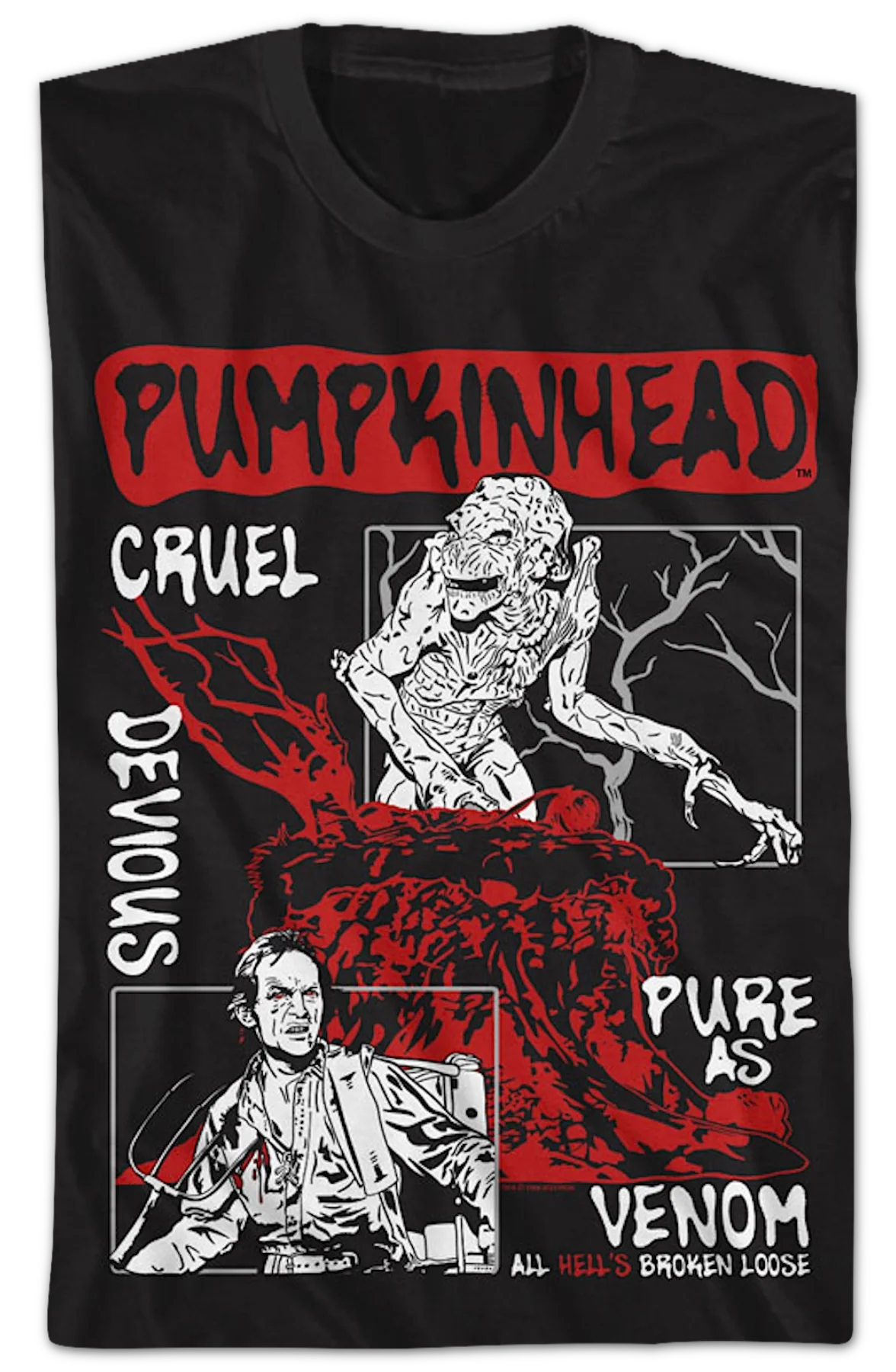 Illustrated Panels Pumpkinhead T-Shirt - Image 2