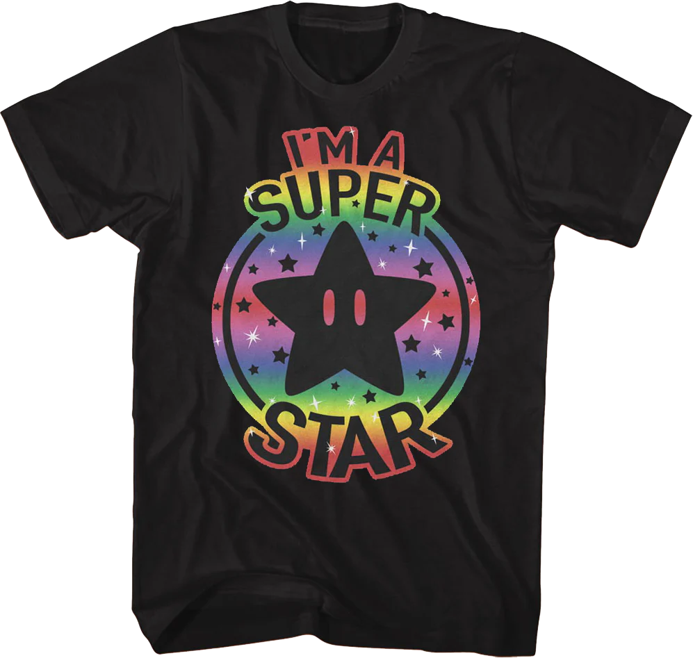 I'm A Super Star Super Mario Bros. T-Shirt