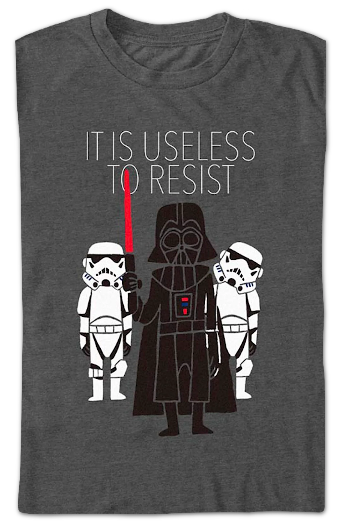 It Is Useless To Resist Star Wars T-Shirt - Image 2