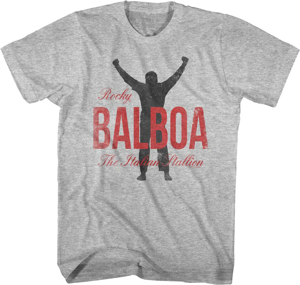 Italian Stallion Silhouette Rocky T-Shirt