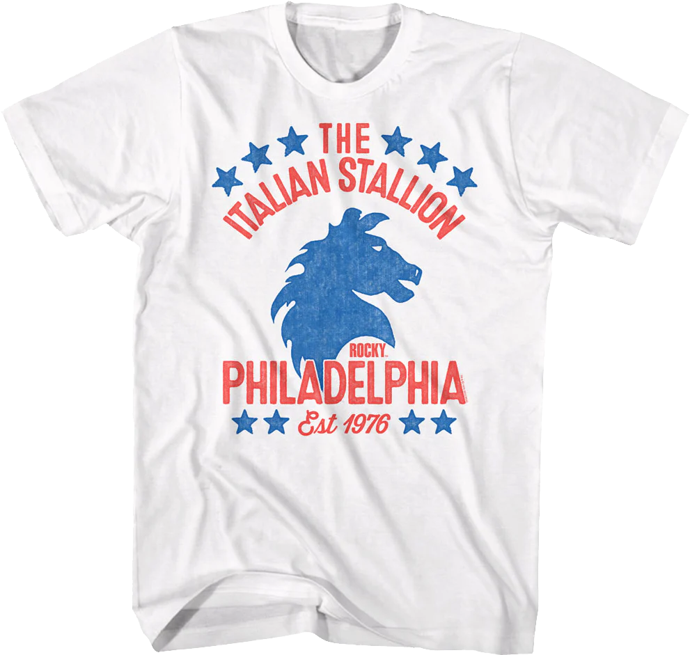 Italian Stallion Stars Rocky T-Shirt