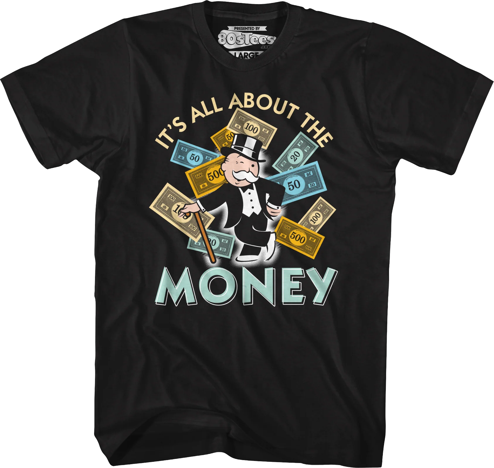 It's All About The Money Monopoly T-Shirt - Image 16